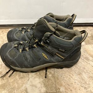 Keen Men's Utility Lansing Mid Steel Toe Waterproof Work Boots Size 9M